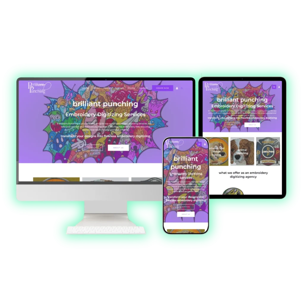 Brilliant punching Portfolio sqare